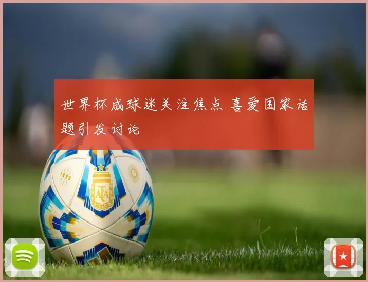 世界杯成球迷关注焦点 喜爱国家话题引发讨论